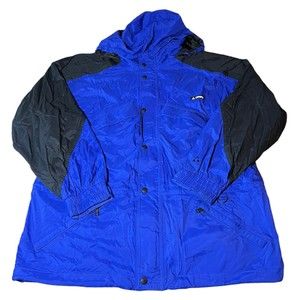 Gerry Insulated Winter Ski Snow Waterproof Snap/Zip Blue Jacket Men’s Size L